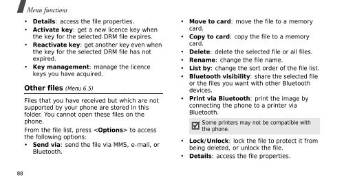 SGH-E250 User's Guide - Virgin Media