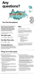 Any Questions? – Your Flex Bill Explained - Three.ie