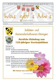 Ausgabe Nr. 14 vom 12.07.2013 - VG-Westendorf