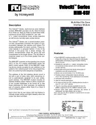 Velocitiâ¢ Series MMI-6SF - Advanced Alarm Systems