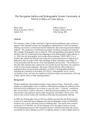 The Navigation Surface and Hydrographic System Uncertainty at ...