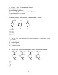 1. To convert a nitrile to a primary amine you must - Users.muohio.edu