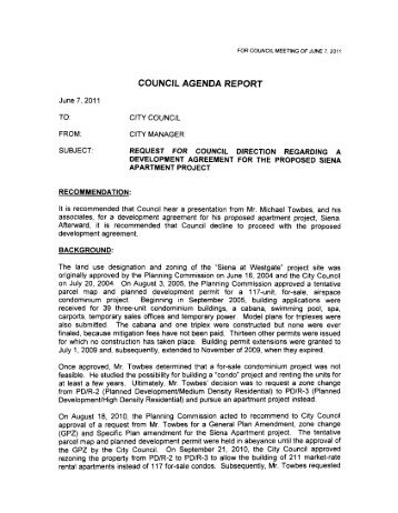 COUNCIL AGENDA REPORT - City of Santa Maria