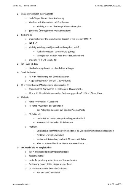 Innere Medizin Tobias Stadelmann 9. und 10. Semester ... - anthropia