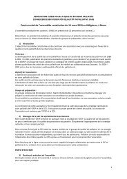 Procès verbal de l'assemblée constitutive (PDF) - Palliative ch