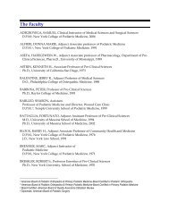 Faculty List (pdf) - New York College of Podiatric Medicine