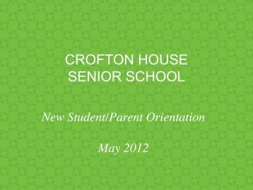 Students - Crofton House School