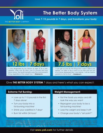 The Better Body System - Yoli
