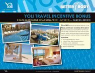 YOLI TRAVEL INCENTIVE BONUS 5 DAYS ALL INCLUSIVE ...