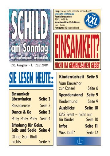 Gemeindeblatt Feb 2010 Netz.indd - Evangelische Freikirche Sohland