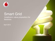 5. Smart Grid: Vodafone's value proposition for Iberdrola