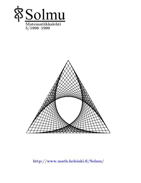 Pdf-versio - Matematiikkalehti Solmu - Helsinki.fi