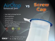 AirOtop Enhanced Seal vs Screw Cap - Thomson Instrument Company
