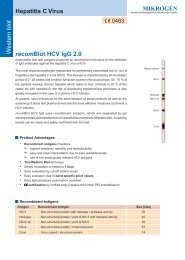 MIKROGEN recomBlot HCV IgG 2.0 Hepatitis C Virus