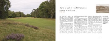 Harry S. Colt in The Netherlands - Infinite Variety Golf Design