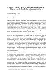 Conceptos y Aplicaciones de la InvestigaciÃ³n Formativa, y Criterios ...