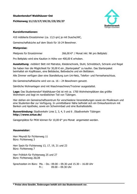 Neu_Fichtenweg_EZ_11.. - Studentenwerk Tübingen-Hohenheim