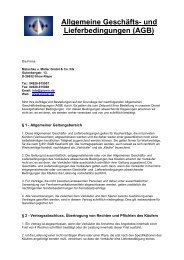 Allgemeine GeschÃ¤fts- und Lieferbedingungen (AGB) - Matschke u ...