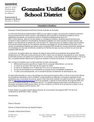 Supplemental Educational Services Letter to Parents - Spanish