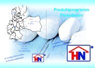 Porenbeton-Lieferprogramm - HANSA-nord Baustoff-Vertriebs ...