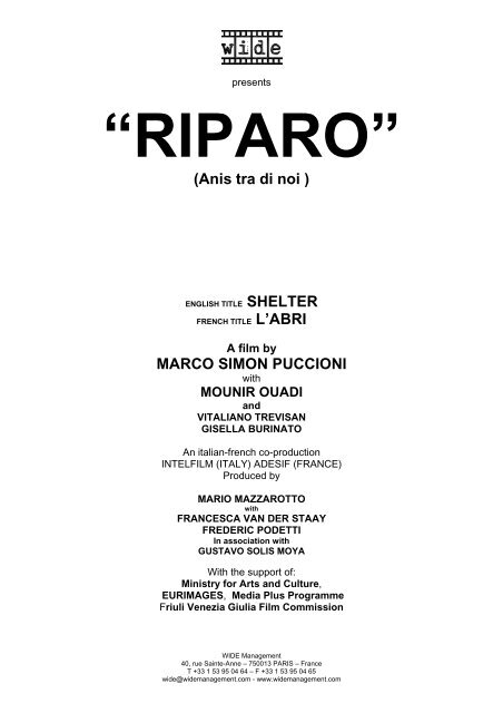 (Anis tra di noi ) MARCO SIMON PUCCIONI - Clorofilm