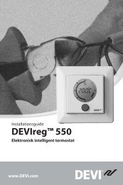 DEVIregâ¢ 550 - Danfoss.com
