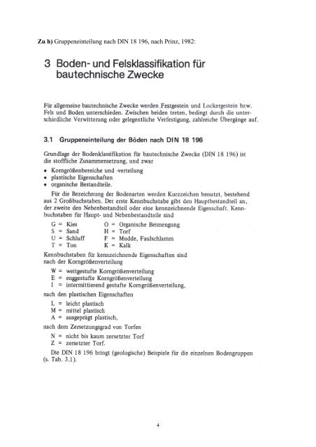 Blockkurs Lockergesteine: Bohrkernaufnahme nach DIN 4022