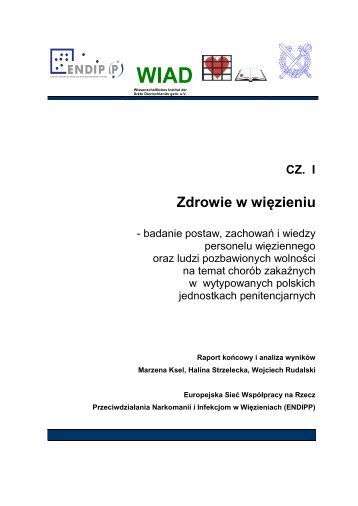 Zdrowie w więzieniu - cz. I (437 kB) - Krajowe Centrum ds. AIDS