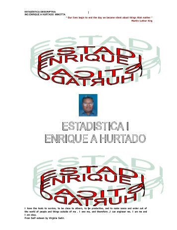 Estadística I - Enrique Hurtado