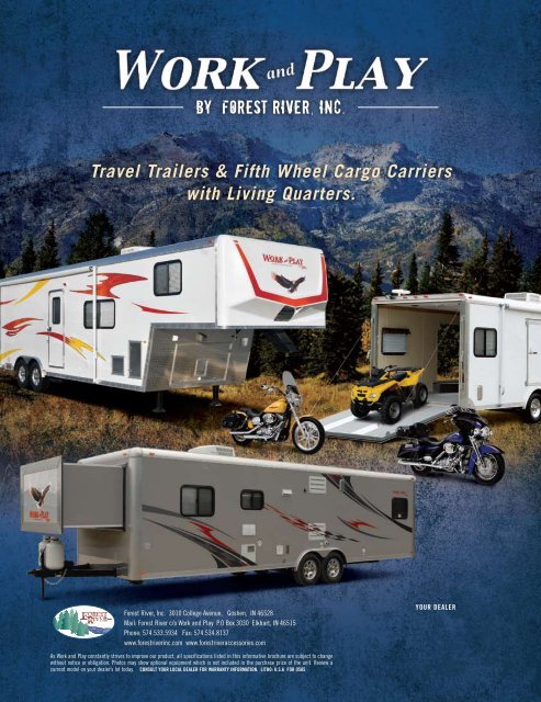 Forest River Work and Play Toyhaulers - 2010 Catalog - BillaVista.com