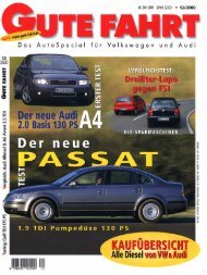 VW Golf 4 TDI 110(150)->129(175) Gute Fahrt, Heft 12
