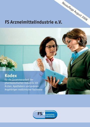Kodex Fachkreise 18.01.2008.pdf - FS Arzneimittelindustrie
