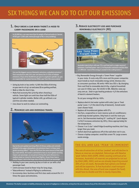 Ways to reduce your greenhouse gas emissions - GHG Energy Calc ...