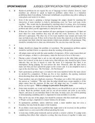 spontaneous judges certification test answer key - Odyssey of the Mind