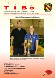 Ausgabe Juli 2008 - Tischtennis Bezirk Heidelberg