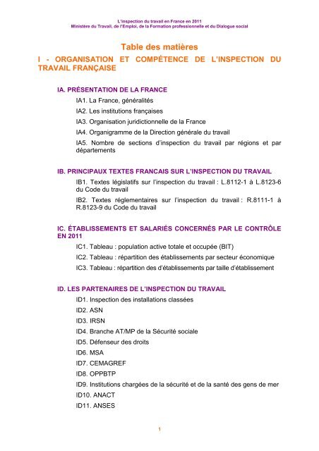 Comment saisir l'inspection du travail ? (Rôle de l'inspection du