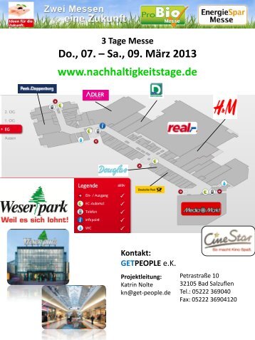 Weserpark Bremen 3 Tage Messe Do., 07. – Sa., 09. März 2013 F15 ...