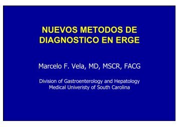 nuevos metodos de diagnostico en erge