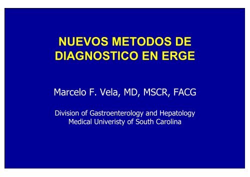 nuevos metodos de diagnostico en erge