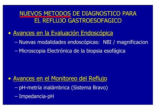 nuevos metodos de diagnostico en erge