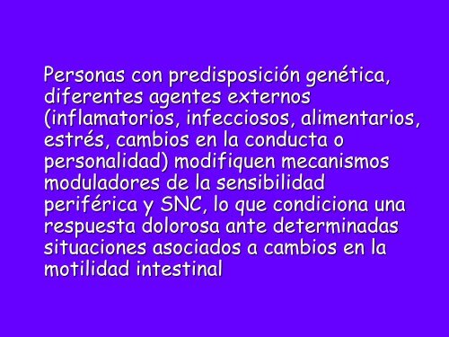 SÃ­ndrome de Intestino Irritable - ClÃ­nica de GastroenterologÃ­a.