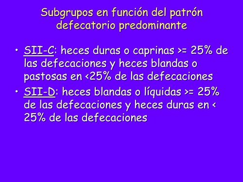 SÃ­ndrome de Intestino Irritable - ClÃ­nica de GastroenterologÃ­a.