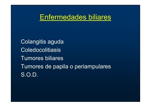 Indicaciones de la ERCP - ClÃ­nica de GastroenterologÃ­a. - Hospital ...