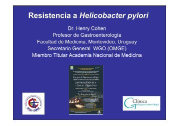 Resistencia a H. Pylori - ClÃ­nica de GastroenterologÃ­a.