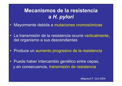 Resistencia a H. Pylori - ClÃ­nica de GastroenterologÃ­a.