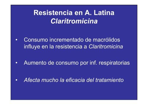 Resistencia a H. Pylori - ClÃ­nica de GastroenterologÃ­a.