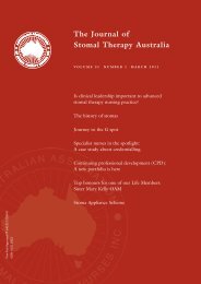The Journal of Stomal Therapy Australia - Australian Association of ...