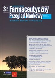 PokaÅ¼ caÅy numer - FPN - Farmaceutyczny PrzeglÄd Naukowy