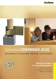 Schiedel CHEMINÃ‰E-ZUG - Schiedel Kaminsysteme