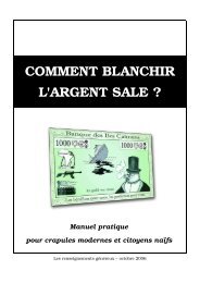COMMENT BLANCHIR L'ARGENT SALE ?
